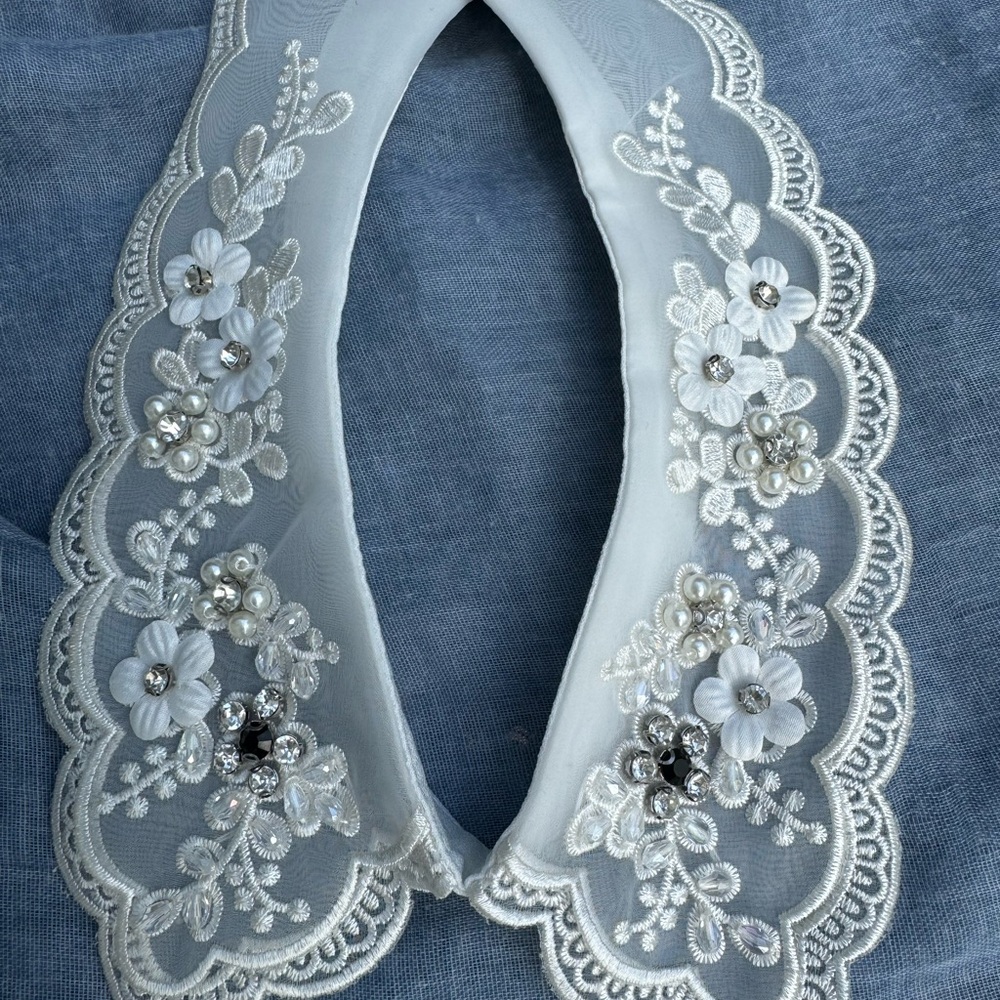 Gorgeous decorated collar for a dress or a blouse
